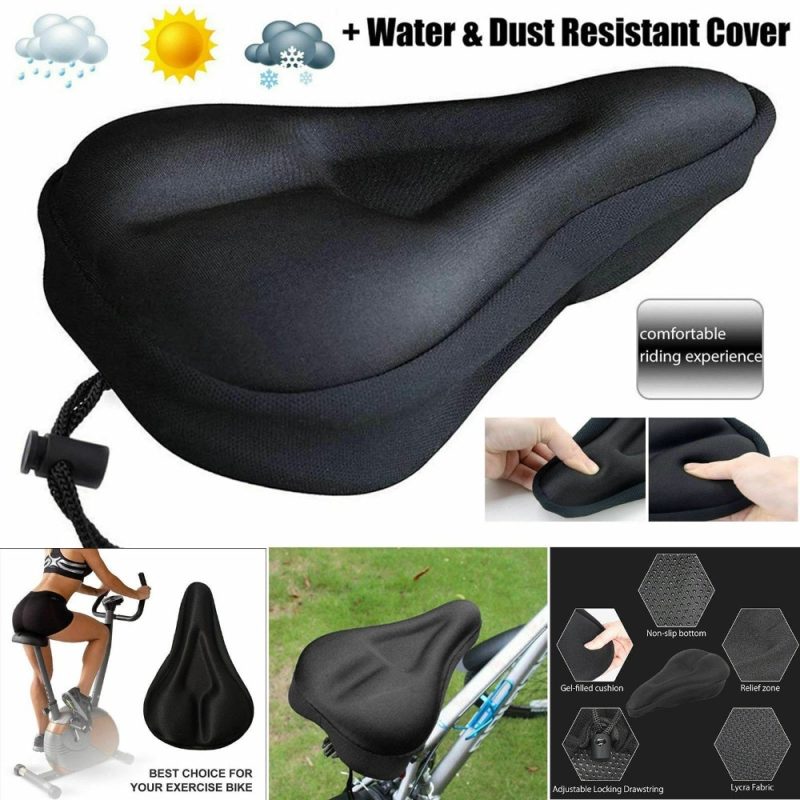 Padded Bicycle Seat Cover 3D Pad Cushion - Image 5