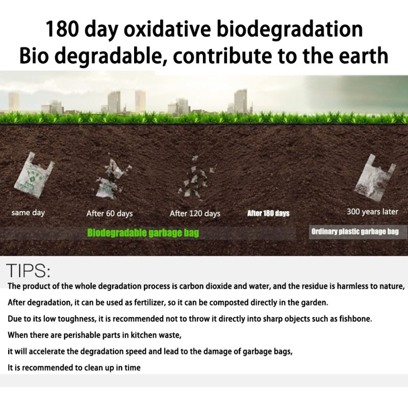 Biodegradable Trash Bags 100PCS Set - Image 3
