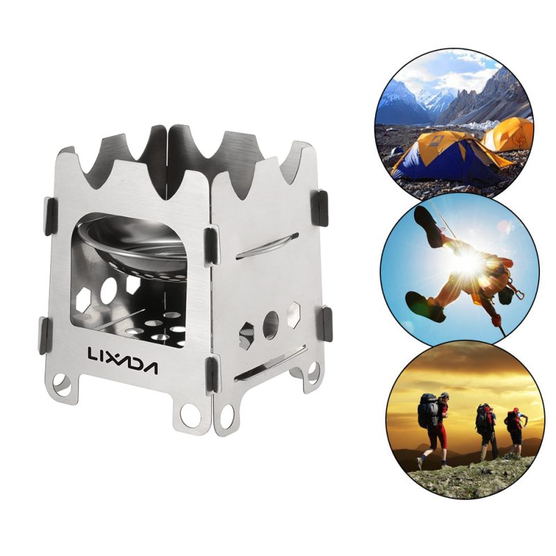 Camping Wood Stove Folding Burner - Image 2