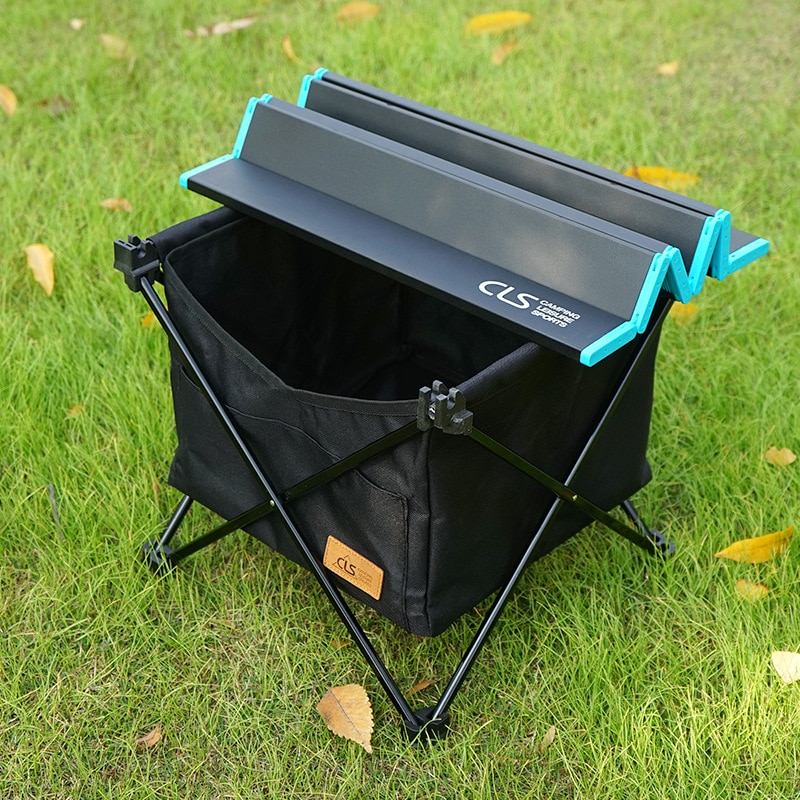 Camping Table with Storage Foldable Table - Image 5