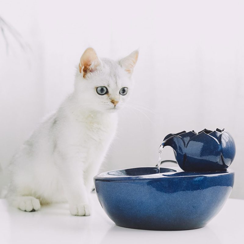 Ceramic Cat Fountain Pet Water Dispenser - Image 5