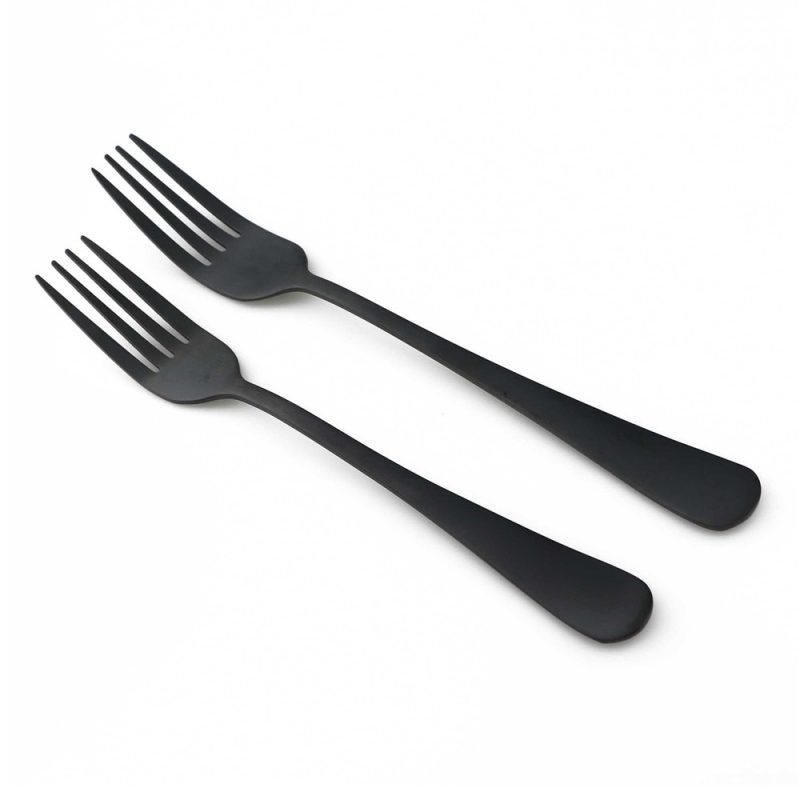 Black Cutlery Set Stainless Dinnerware - Image 4