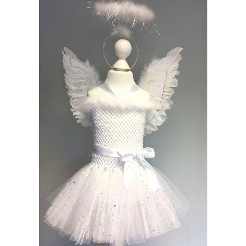 Angel Costume For Kids Tutu Dress - Image 3