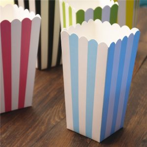 6pcs Popcorn Boxes Paper Containers