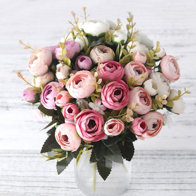 Artificial Flower Bouquet Silk Flowers - Image 5