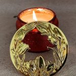 Candle Topper Metal Jar Candle Lid
