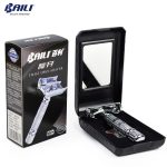 Double Edge Razor with Mirrored Case