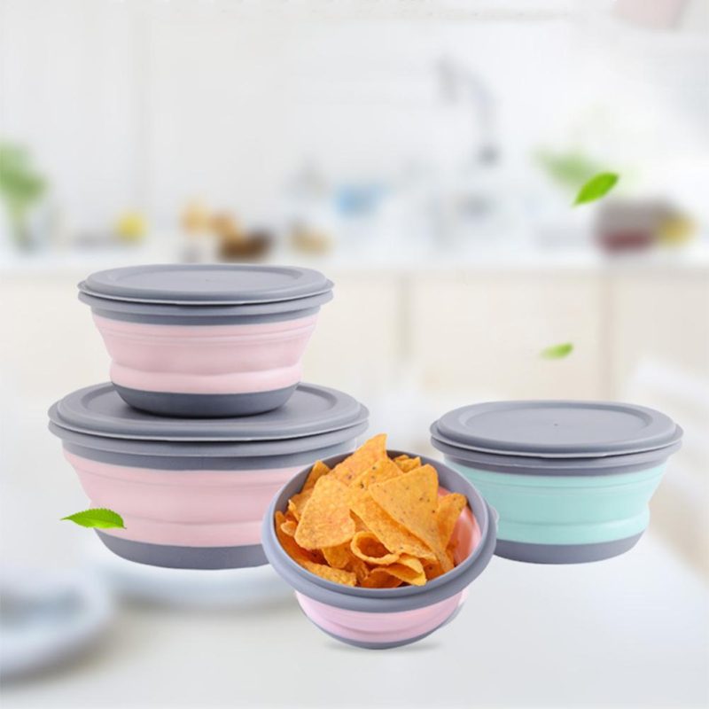 Collapsible Bowl Silicone Folding Bowl (3pcs) - Image 5