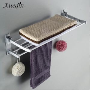 Bathroom Towel Shelf Clothes Rack