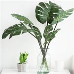 Artificial Monstera Leaves Decor (10 Pcs)