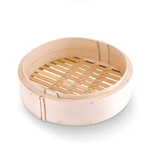 Bamboo Steamer Basket Kitchen Set