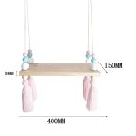 Hanging Wood Shelf Nordic Style