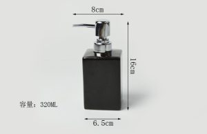 Ceramic Soap Dispenser with Tray