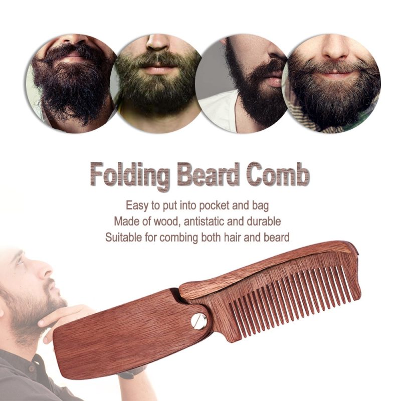 Beard Comb Wooden Hair Styling Brush - Image 5