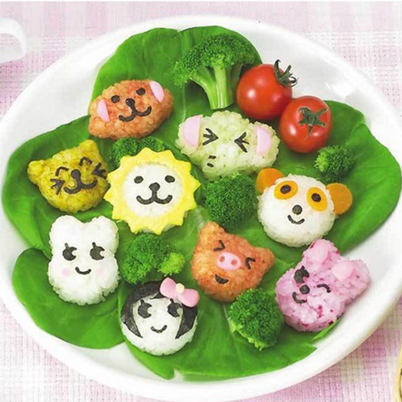 6pc 3D Cartoon Food Mold Set - Image 3