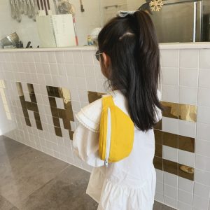 Adjustable Mini Canvas Kids Fanny Pack