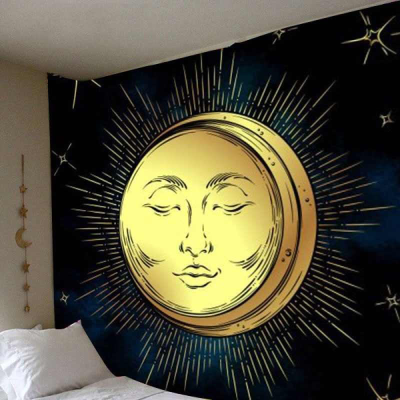 Bohemian Wall Hanging Sun Moon Tapestry - Image 4