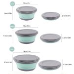 Collapsible Bowl Silicone Folding Bowl (3pcs)