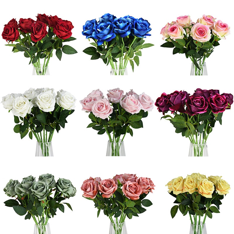 Artificial Rose Flower Decorative Roses - Image 6