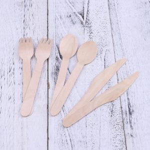 Disposable Wooden Cutlery Set