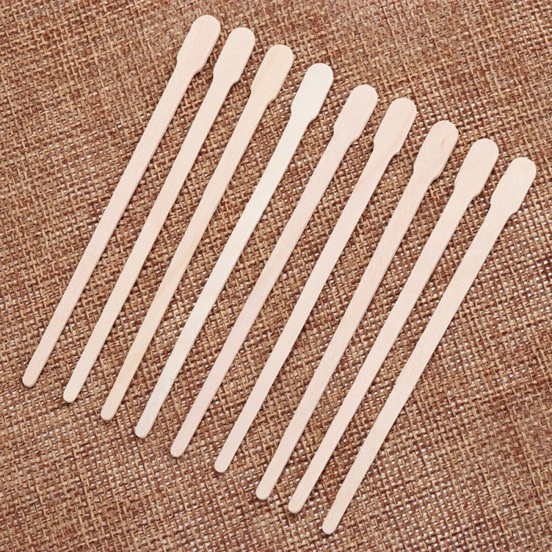 Disposable Wooden Wax Sticks (100pcs) - Image 5