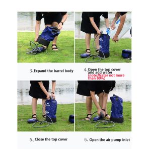 11L Inflatable Camping Shower Bag