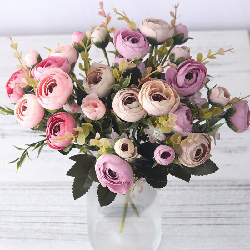 Artificial Flower Bouquet Silk Flowers - Image 2