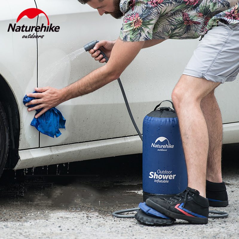 11L Inflatable Camping Shower Bag - Image 3