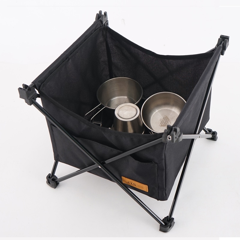 Camping Table with Storage Foldable Table - Image 4