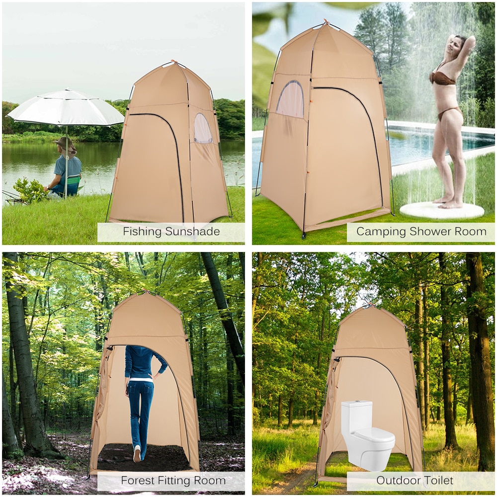 Camping Shower Tent Portable Toilet - Image 4