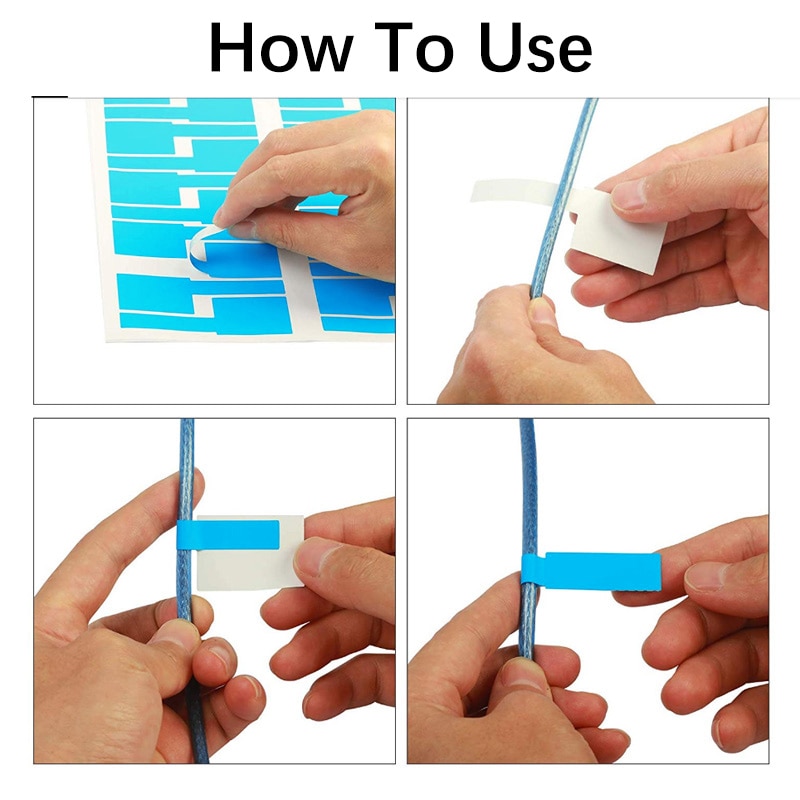 Cable Tags Sticker Labels (750 pcs) - Image 4