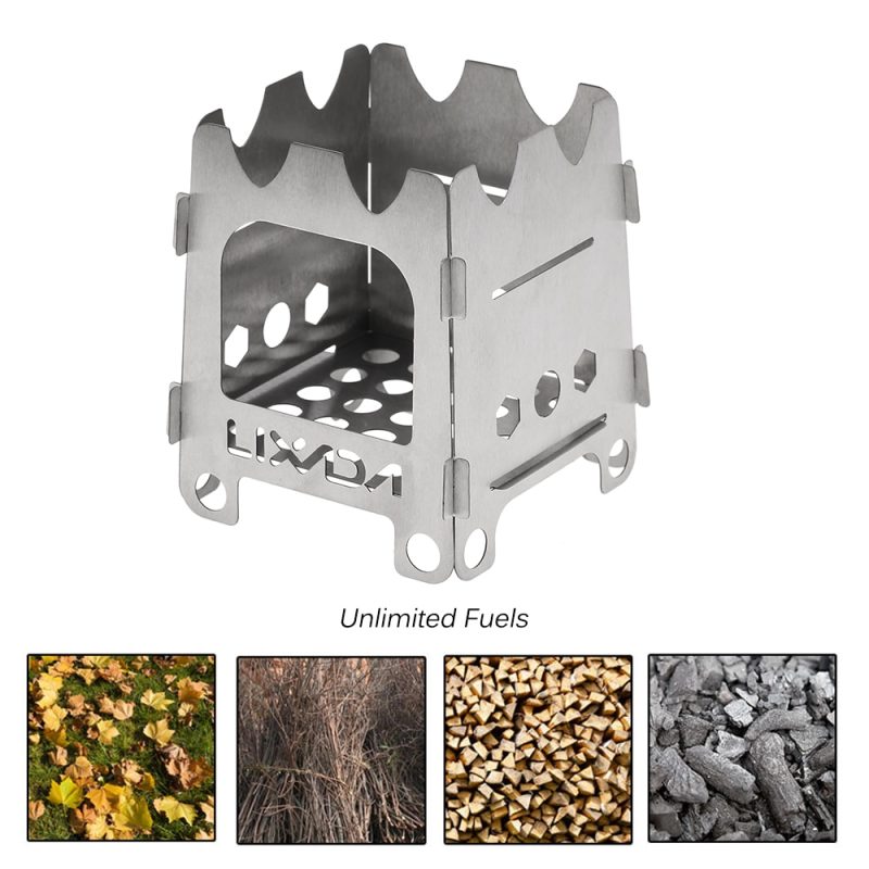 Camping Wood Stove Folding Burner - Image 3