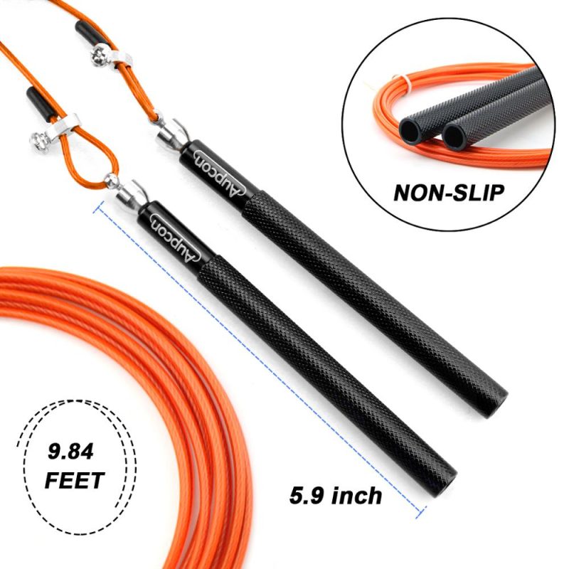Adjustable Cable Jump Rope with Bag - Image 5