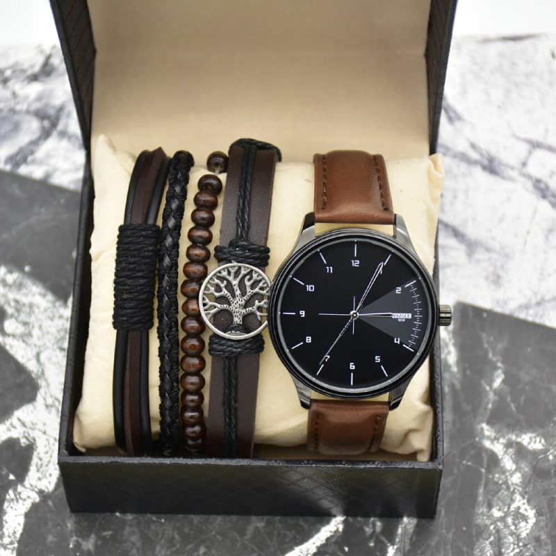 Mens Watch and Bracelet Set - Image 5