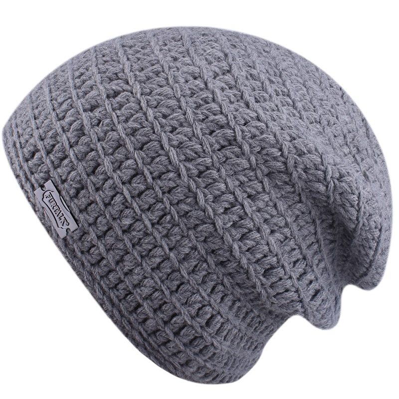 Knitted Beanie Hat Mens Winter Cap - Image 2