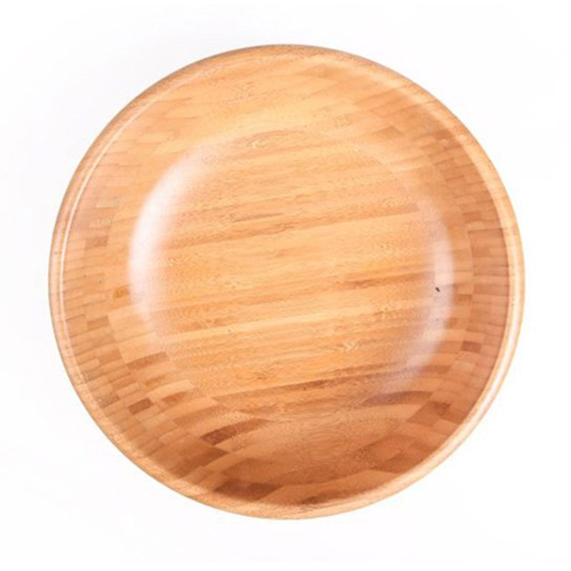 Bamboo Salad Bowl Natural Wood - Image 3