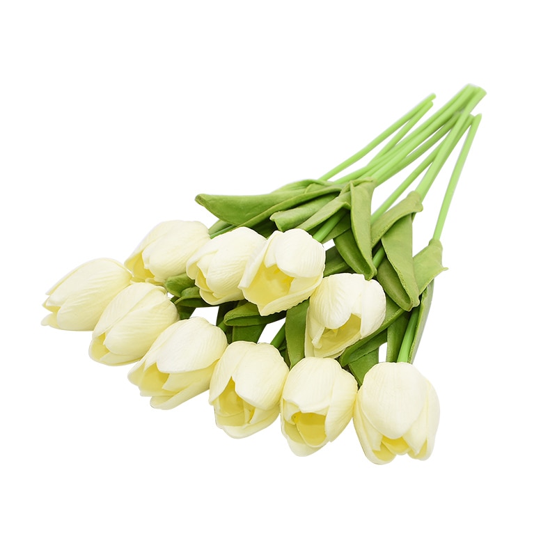 Artificial Tulips Decorative Flowers (10pcs) - Image 2