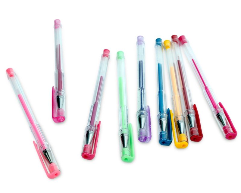 48 pcs Metallic Pastel Neon Glitter Gel Pens - Image 3