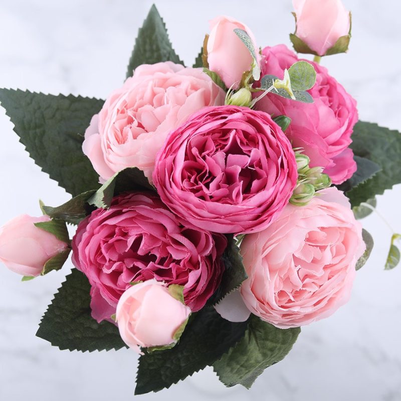 Artificial Peonies Decorative Flowers - Image 3