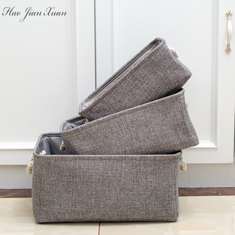Cloth Storage Basket Linen Box - Image 5
