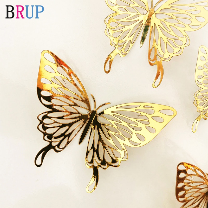 Butterfly 3D Wall Decors Wall Stickers (12Pcs) - Image 3