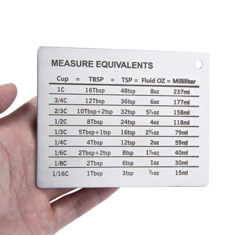 Baking Conversion Chart Magnetic Plate - Image 6