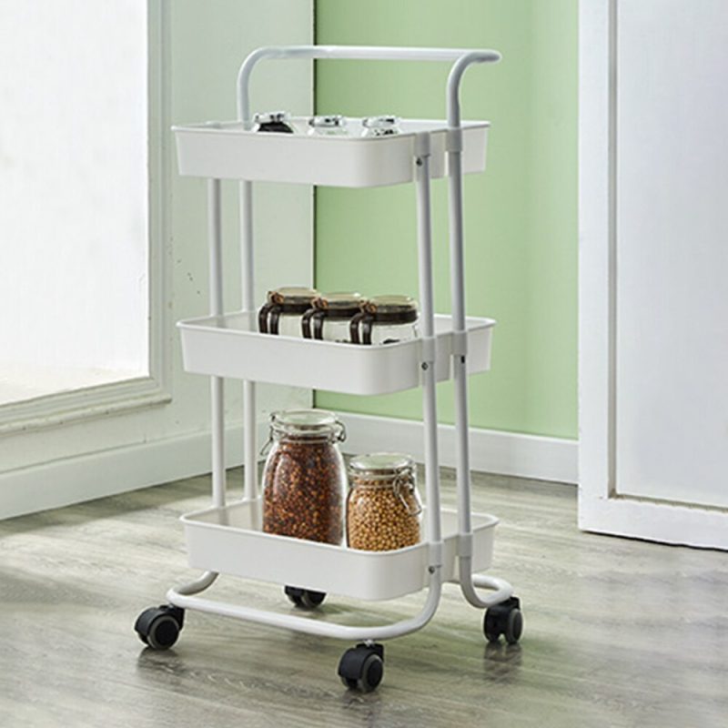 3 Tier Storage Trolley Utility Cart - Image 5
