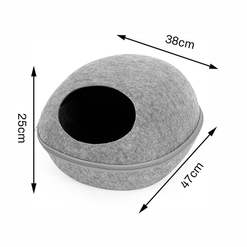 Cat Cave Egg Shape Design Pet Bed - Image 2