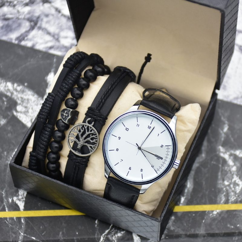 Mens Watch and Bracelet Set - Image 3