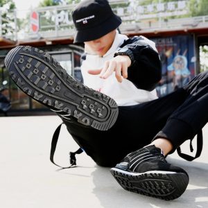 Mens Running Sneakers Breathable Footwear