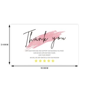 Business Thank You Cards (30 pcs)