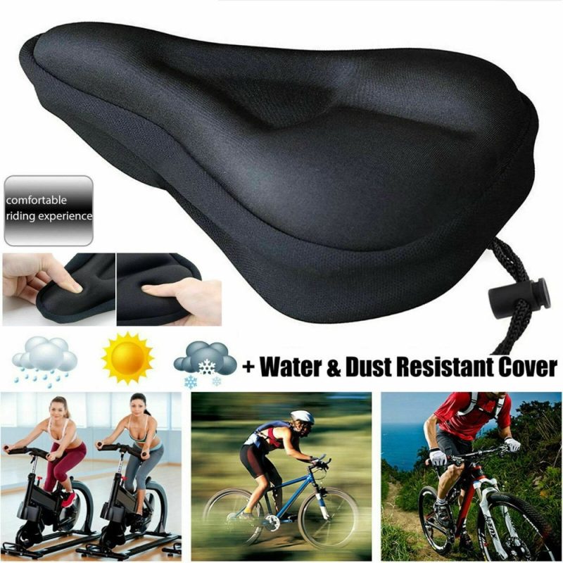 Padded Bicycle Seat Cover 3D Pad Cushion - Image 4