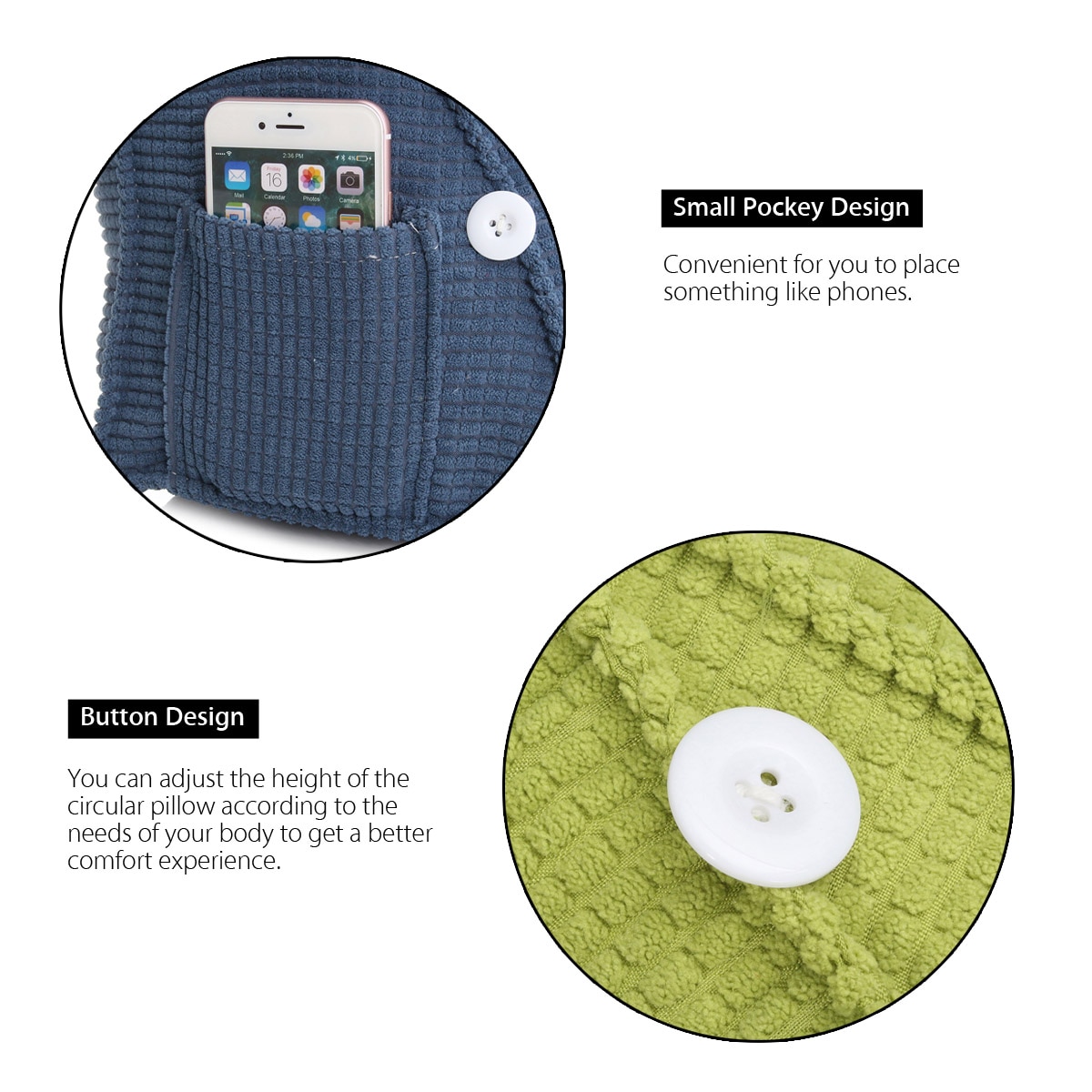 Backrest Pillow Triangular Sofa Cushion - Image 3