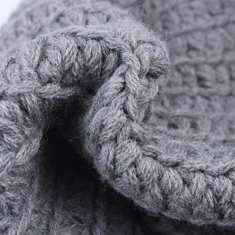Knitted Beanie Hat Mens Winter Cap - Image 3